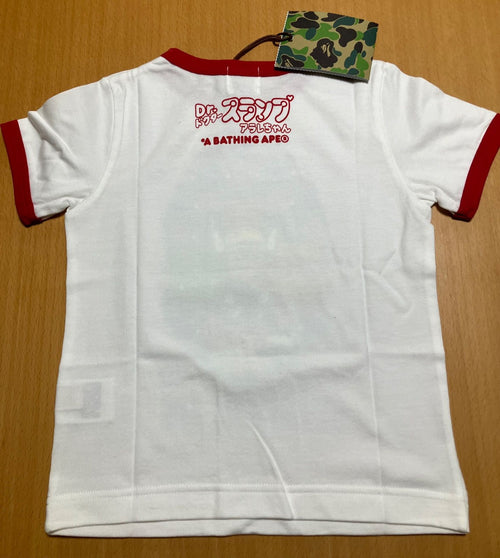 A Bathing Ape T -Shirt Dr. Slump Arale Baby Milo