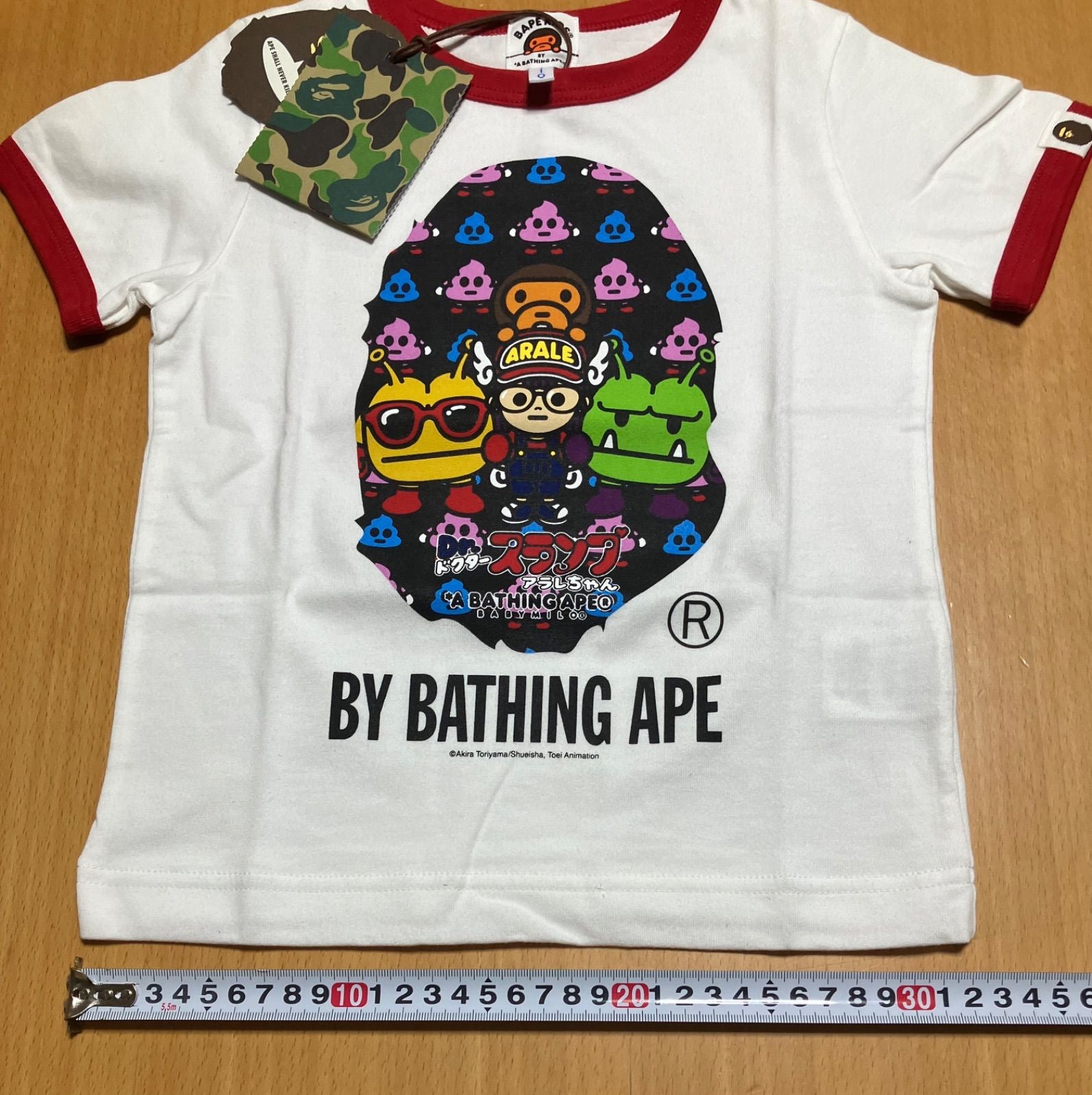 A Bathing Ape T -Shirt Dr. Slump Arale Baby Milo