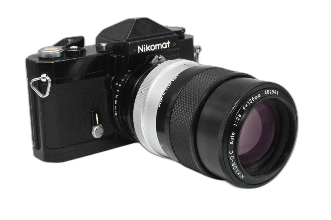 Nikon Slr Camera (Film) Nikomat Ftn Nikkor-Qc