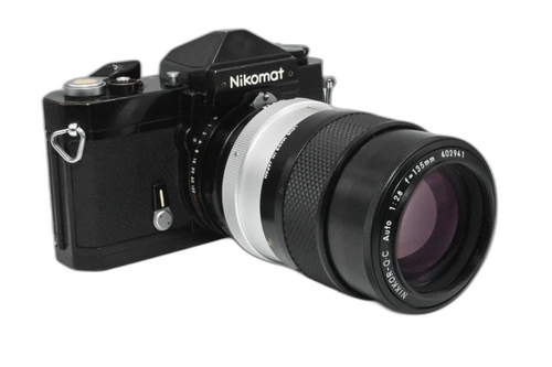 Nikon Slr Camera (Film) Nikomat Ftn Nikkor-Qc