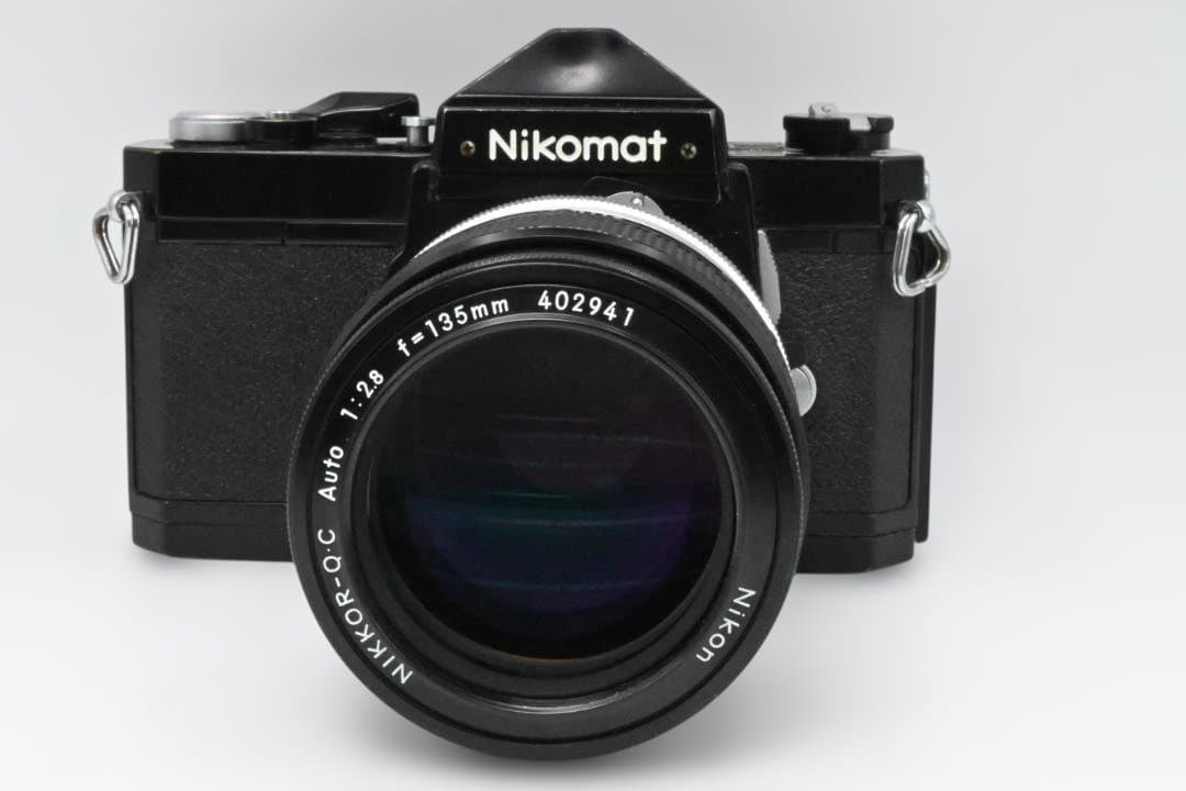 Nikon Slr Camera (Film) Nikomat Ftn Nikkor-Qc