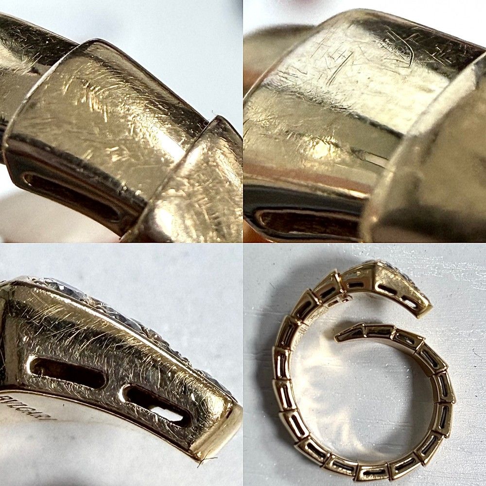 Bvlgari Others Xl Au750 18 Pg K18 0.53Ct 9.9G