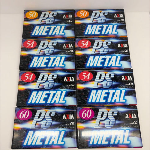Cassette Tapes Axia Ps Metal 50.2 54.4 60.2
