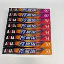 Cassette Tapes Axia Ps Metal 50.2 54.4 60.2