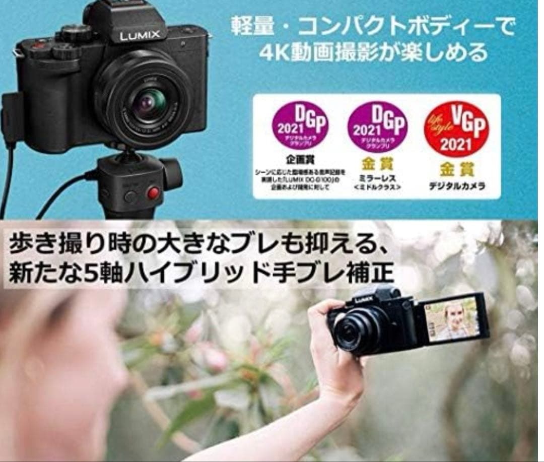 Panasonic Mirrorless Interchangeable Lips Lumix Dc-G100V