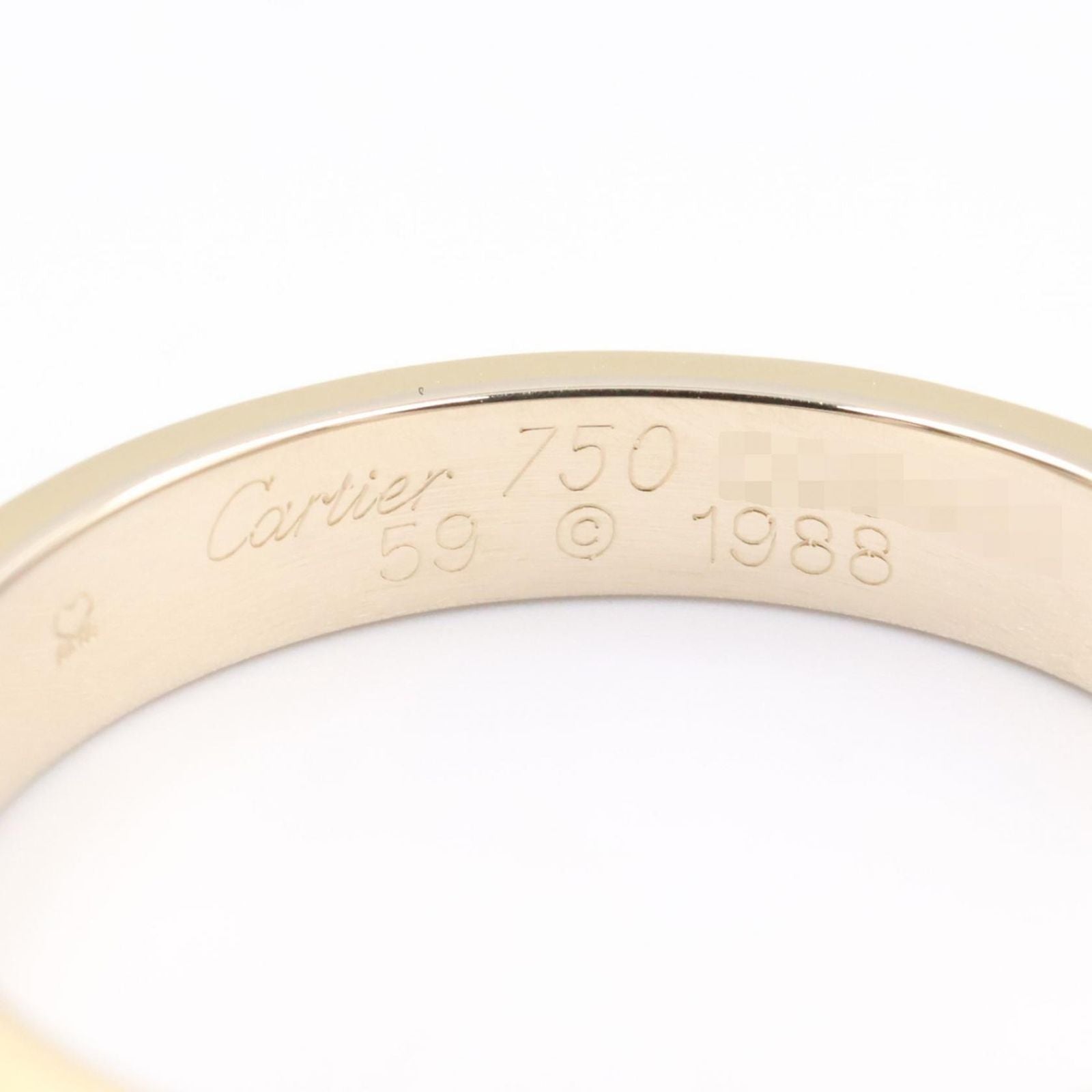 Cartier Ring K18 K18Wg Used A