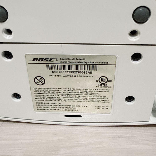 Bose Speakers 2803 Sounddock Series 3