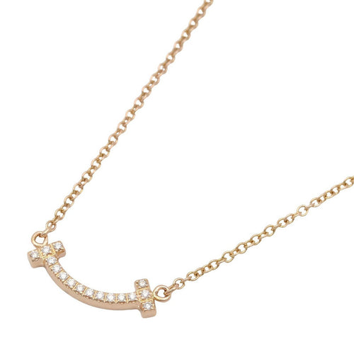 Tiffany Necklace Co T 40.5/46Cm K18Pg