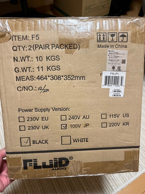 Roland Studio Monitor Speaker Fluid Audio F5 Black