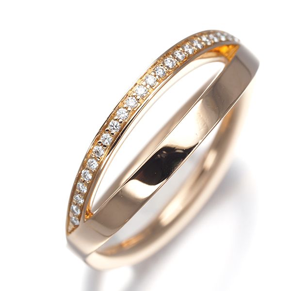 Tiffany Ring X 9 K18Pg #193645