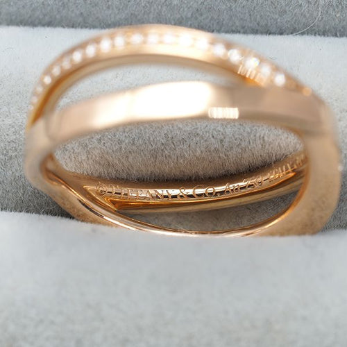 Tiffany Ring X 9 K18Pg #193645
