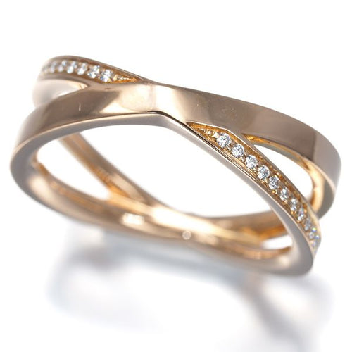 Tiffany Ring X 9 K18Pg #193645