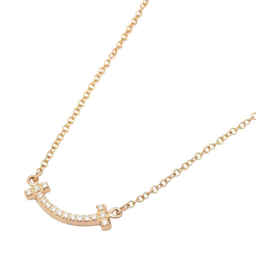 Tiffany Necklace Co T 40/45.5 K18