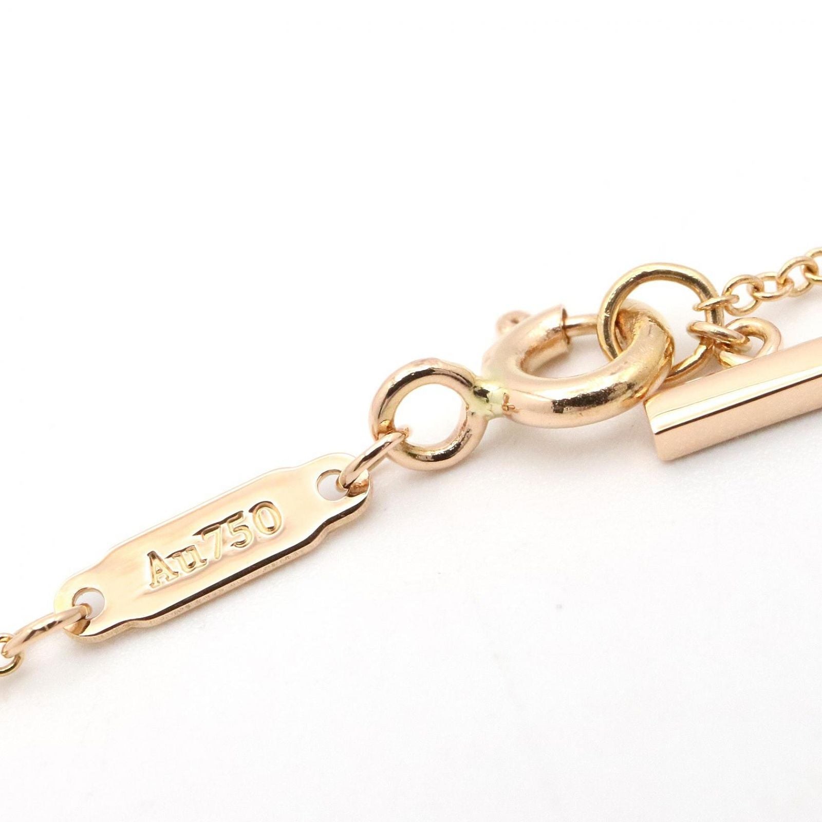 Tiffany Necklace Co T 40/45.5 K18