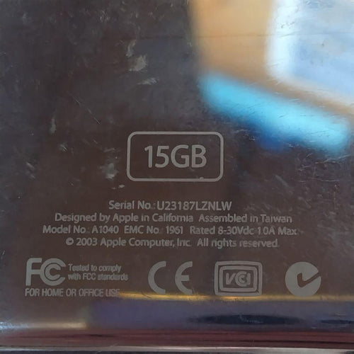 Apple Digital Audio Players Ipod 3 15Gb