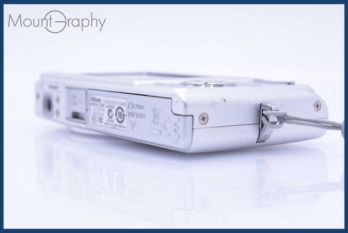 Compact Digital Camera Nikon Coolpix S200 3X #Yk6871
