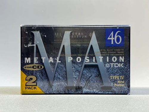 Tdk Cassette Tapes Ma 46 2 Cd