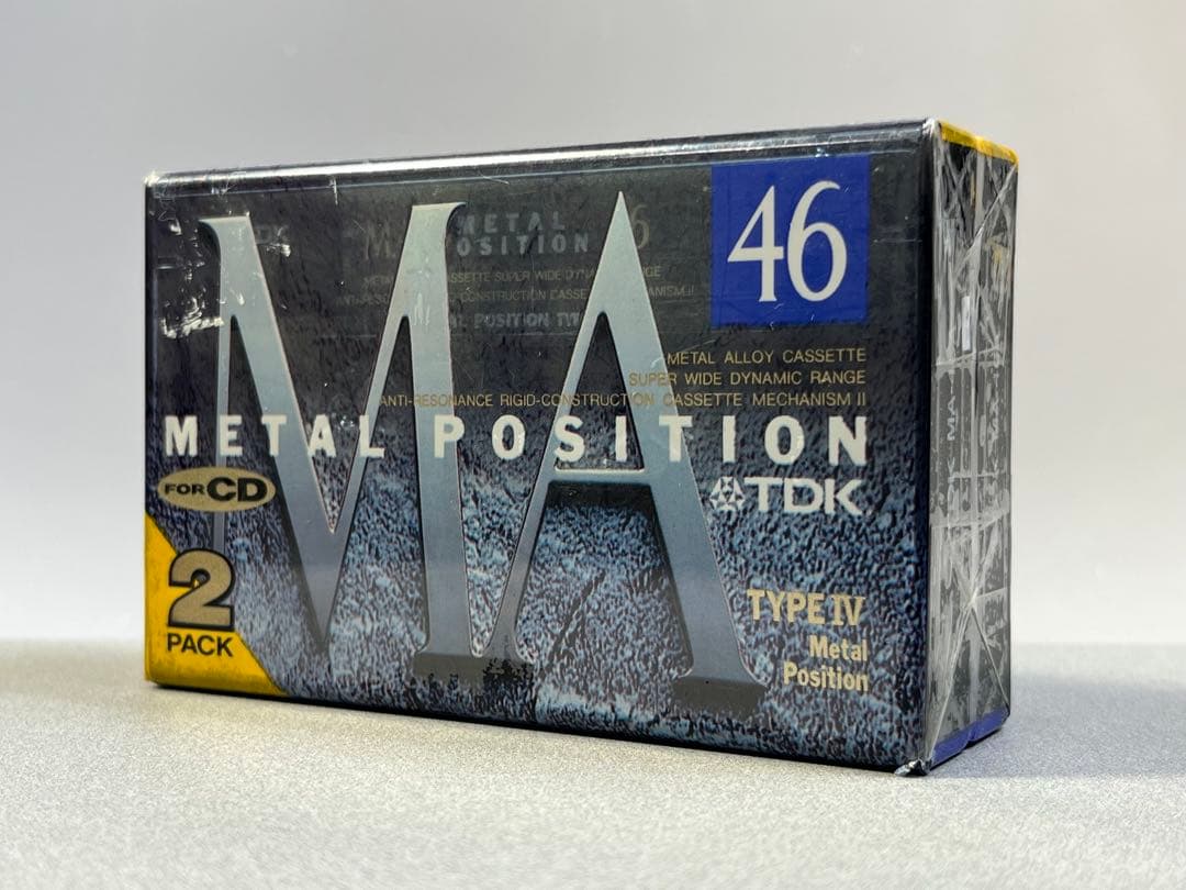 Tdk Cassette Tapes Ma 46 2 Cd