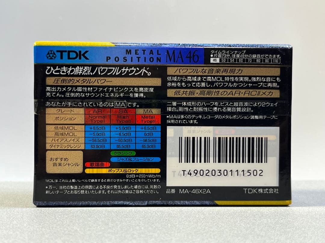 Tdk Cassette Tapes Ma 46 2 Cd