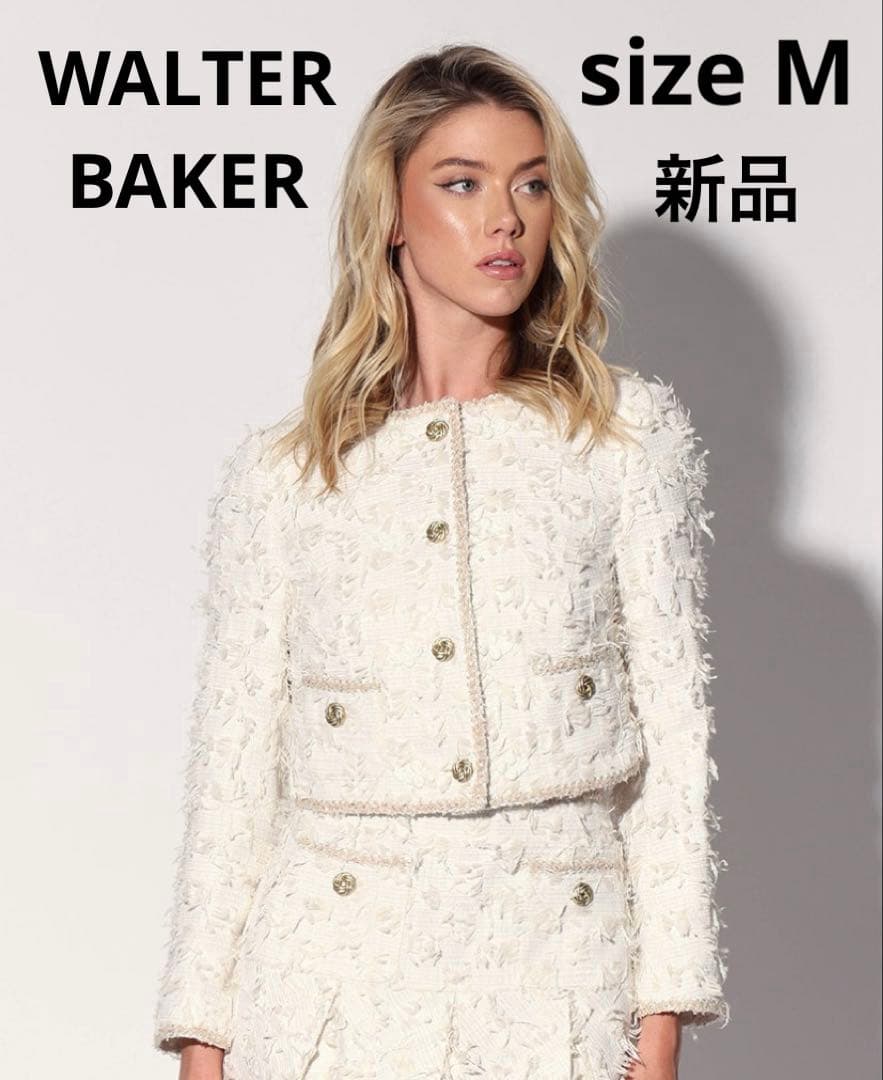 Walter Baker Collarless Jackets Walterbaker Rolandjacket Heron Tweed/