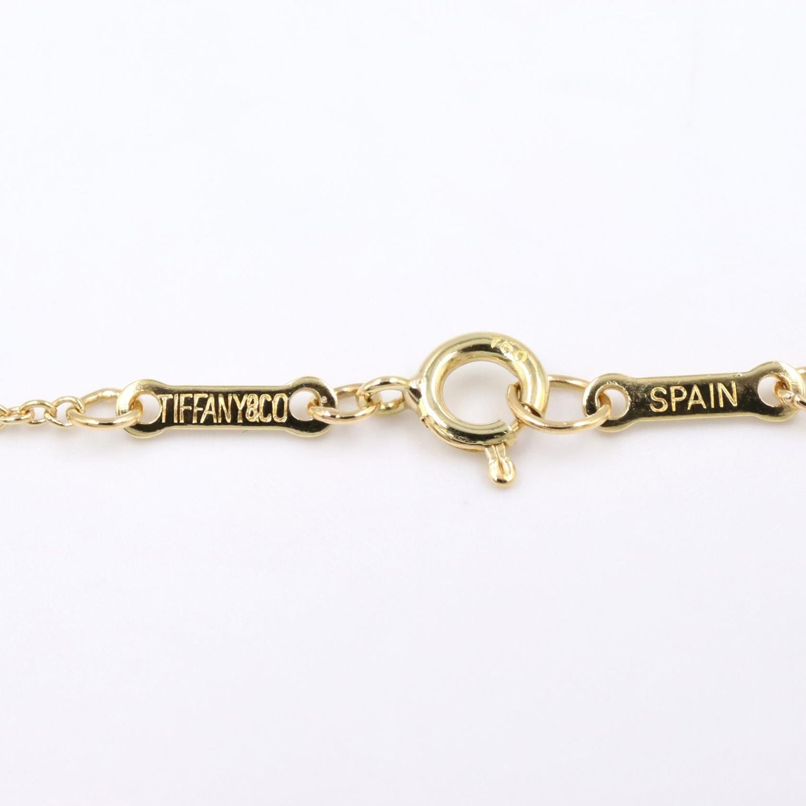 Tiffany Necklace Co K18 Used A
