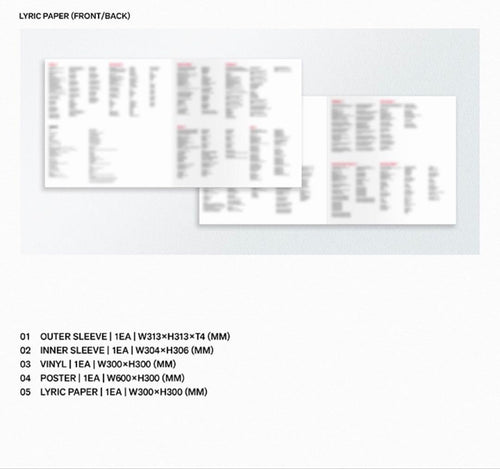 K-Pop Asian Music Bts Arirang Group Red Vinyl Ver.