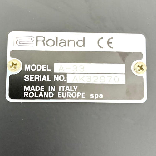 Roland Keyboard Instruments A-33 Midi