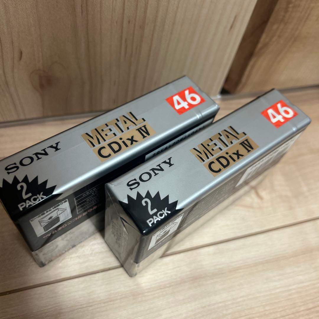 Sony Cassette Tapes Metal Cdix Iv 46 4