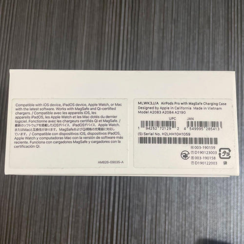 Apple Airpods Pro 1 Mlwk3J/A