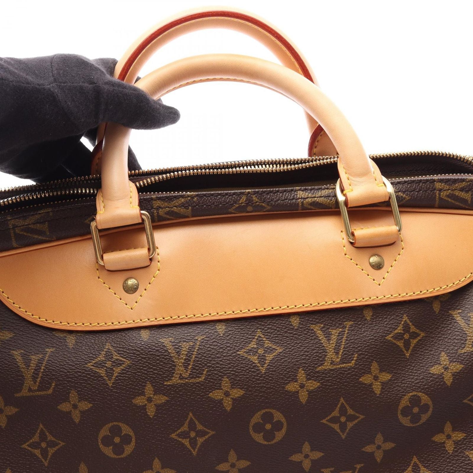 Louis Vuitton Boston Bag Travel 24H 2Way M41399 Pvc Used A