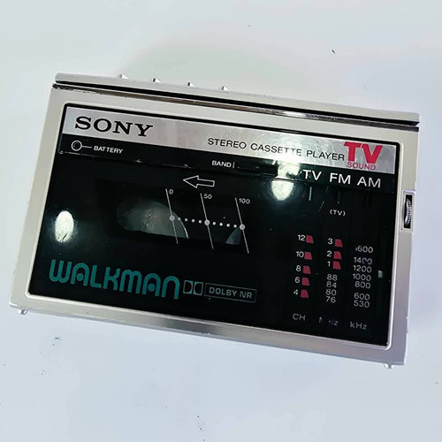 Cd Md Cassette Deck Sony Wm-F30 Walkman