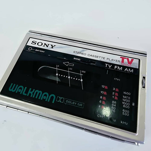 Cd Md Cassette Deck Sony Wm-F30 Walkman