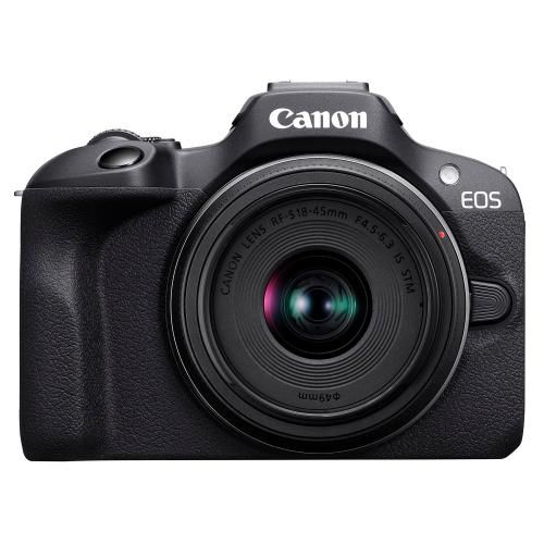 Canon Mirrorless Interchangeable Lips Eos R100 Rf-S18-45 Is Stm Wi-Fi