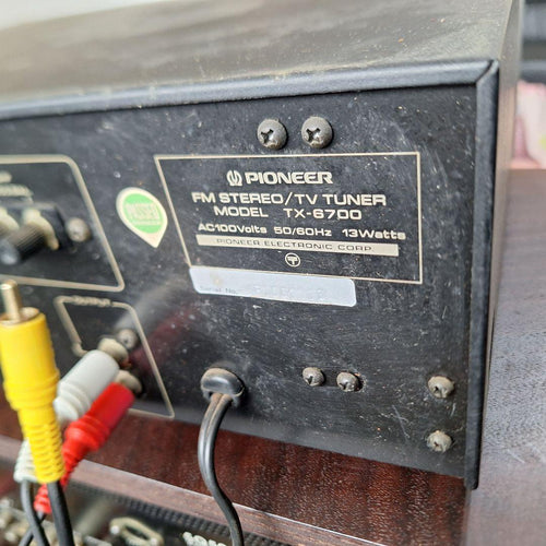 Pioneer Radio Tuners Fm/Am Tx-6700 Tv/Fm/Am