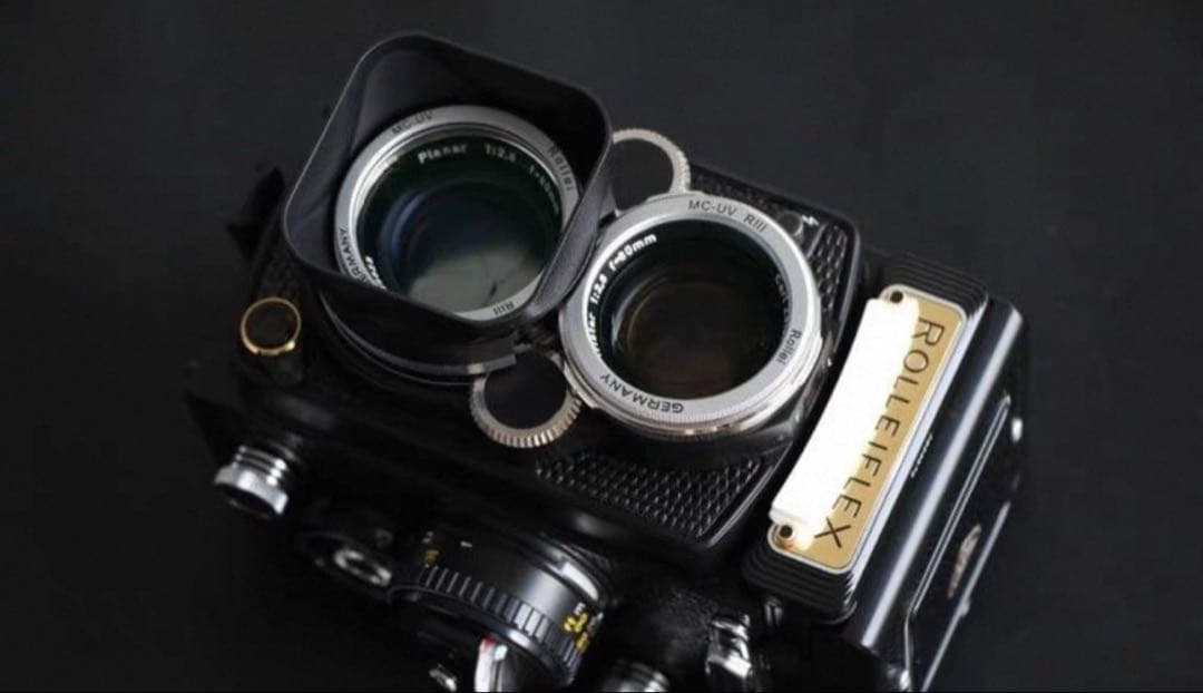 Twin-Lens Reflex Cameras 2 Rolleiflex 2.8F Bay3 Uv