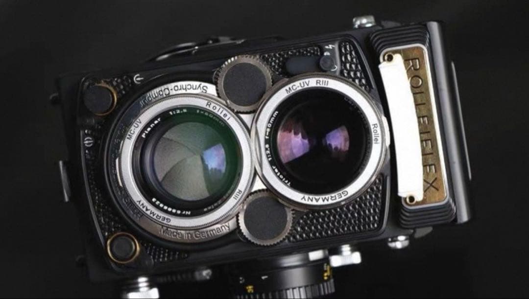 Twin-Lens Reflex Cameras 2 Rolleiflex 2.8F Bay3 Uv