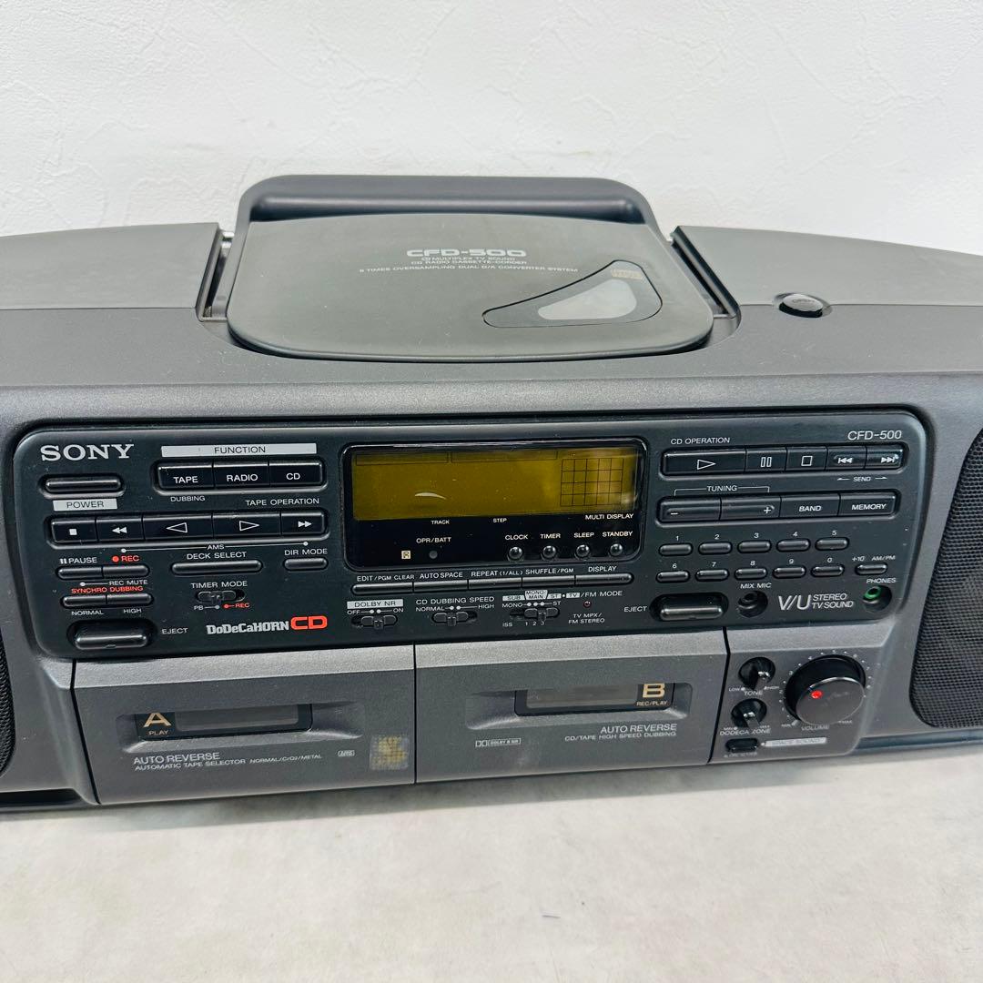 Sony Cd Md Cassette Deck Cfd-500 Dodecahorn
