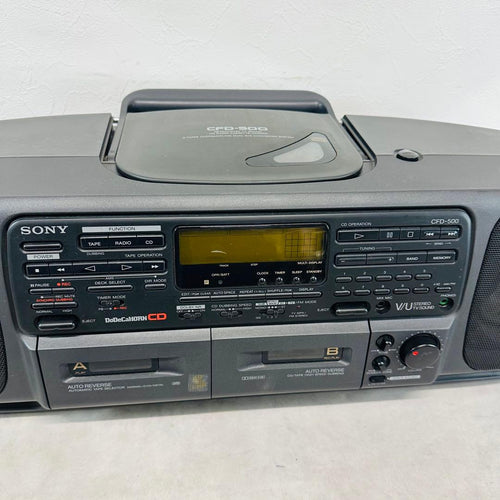 Sony Cd Md Cassette Deck Cfd-500 Dodecahorn