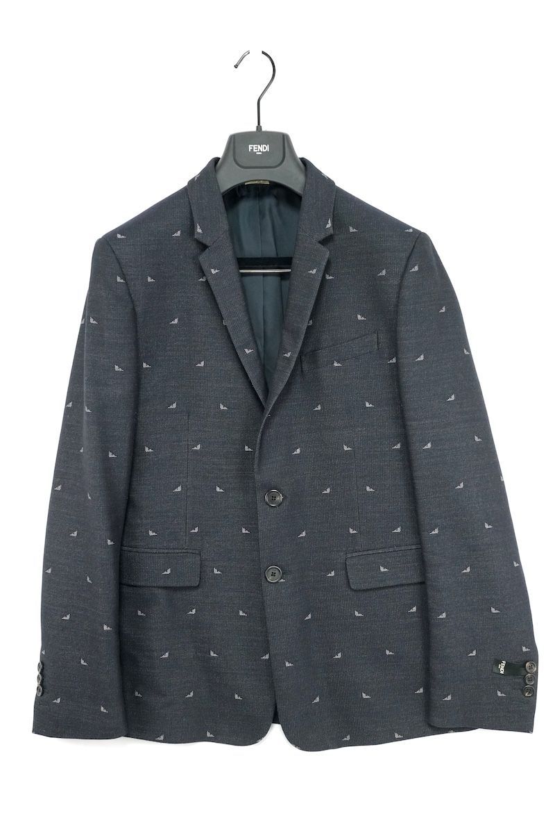 Fendi Tailored Jacket 2 48 175/92A Fj0559 A8Nb