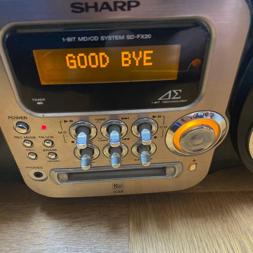 Sharp Cd Md Cassette Deck