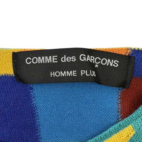 Comme Des Garcons Homme Plus Cardigan 01Aw Panel Check /00S/ Pc-N037 (S~M