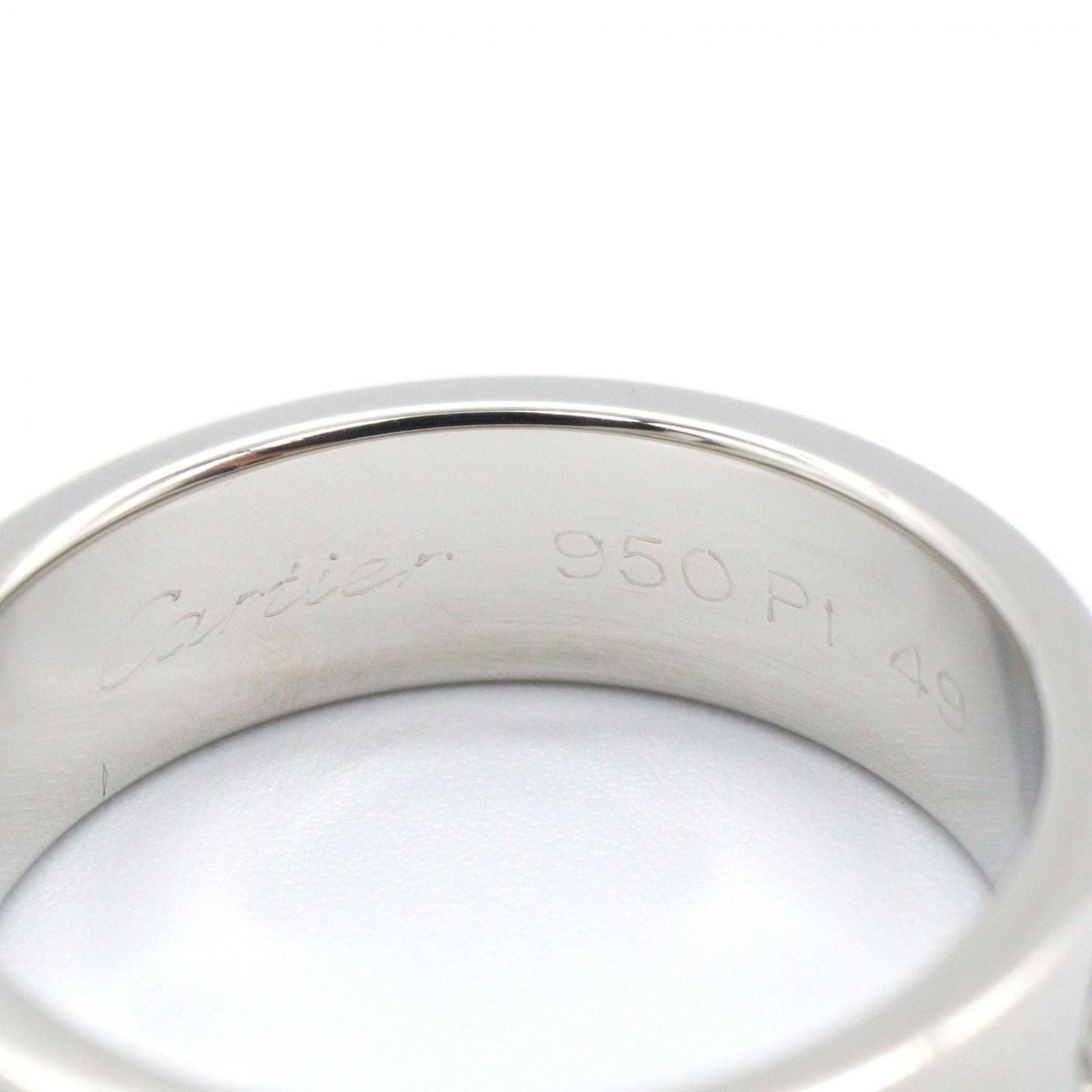 Cartier Ring Pt950 Used A