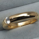 Cartier Ring 0.25Ct 52 K18Yg #190124