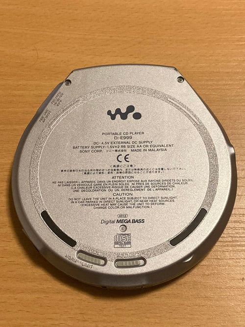 Sony Portable Cd Player D-E999 Yoshii9