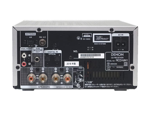 Denon Mini Component Systems Rcd-M41 Cd 2018