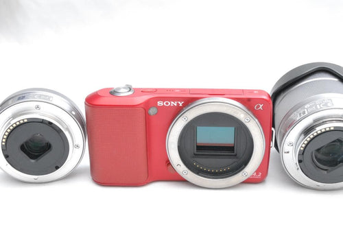 Sony Mirrorless Interchangeable Lens Cameras Nex-3/E 16Mm/18-55Mm