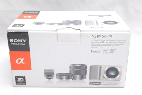 Sony Mirrorless Interchangeable Lens Cameras Nex-3/E 16Mm/18-55Mm