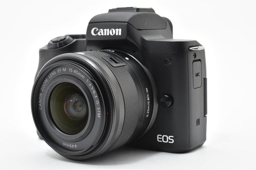 Canon Mirrorless Interchangeable Lips 3000 Kiss M Ef-M 15-45 F3.5-6.3 Is Stm