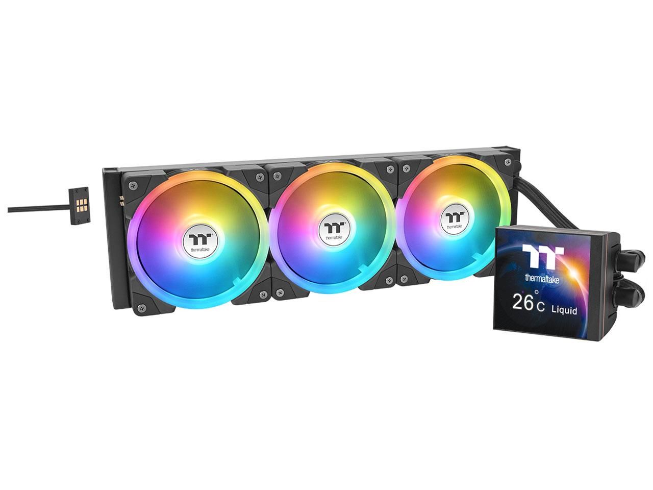 Fan Cooler For Pc 5 Thermaltake Technology Cl-W432-Pl12Sw-A