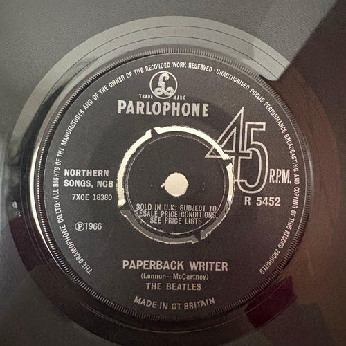 Overseas Music The Beatles Paperback Writer Uk 2